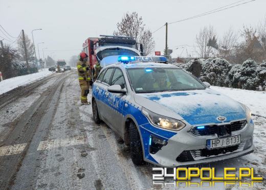 Zderzenie pojazdów w Michałowicach