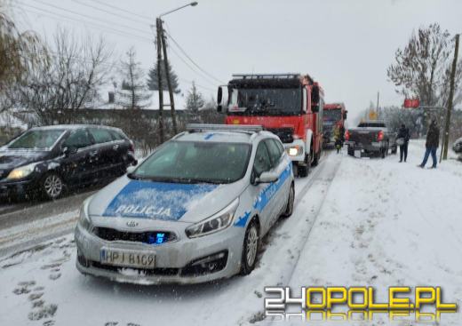 Zderzenie pojazdów w Michałowicach