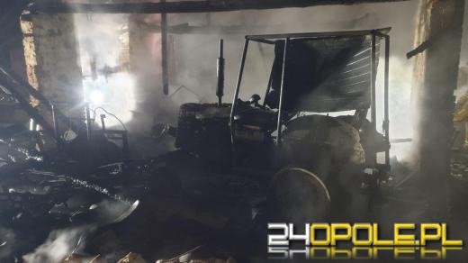 Pożar stodoły w Dąbrowicy