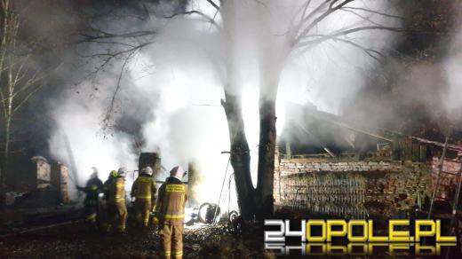 Pożar stodoły w Dąbrowicy