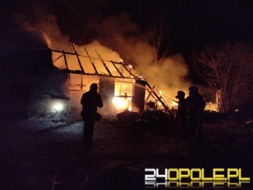 Pożar stodoły w Dąbrowicy