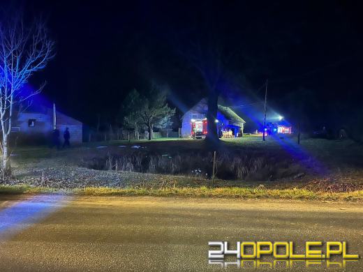 Pożar budynku jednorodzinnego w miejscowości Wilków