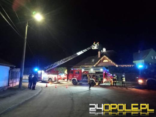 Pożar sadzy w kominie w powiecie nyskim