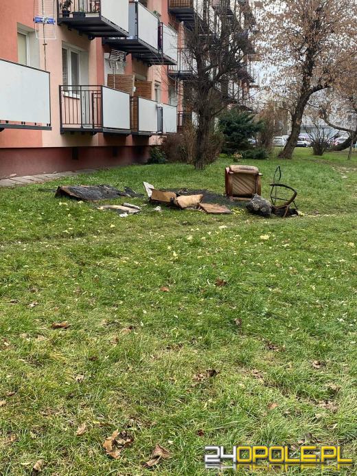 Pożar mieszkania w Brzegu. Ewakuowano mieszkańców 