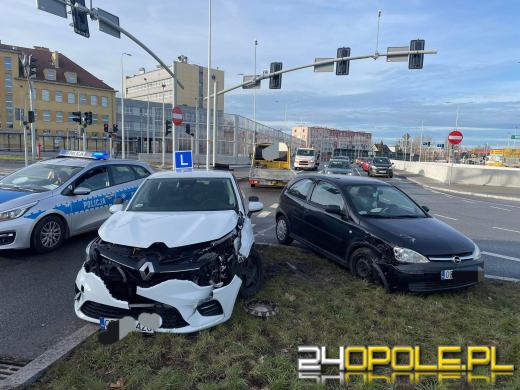 Zderzenie pojazdów przy centrum przesiadkowym Opole Wschodnie