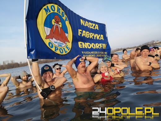 Niedzielne morsowanie na Kąpielisku Bolko