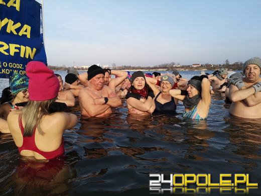 Niedzielne morsowanie na Kąpielisku Bolko