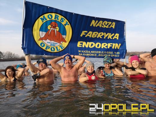 Niedzielne morsowanie na Kąpielisku Bolko