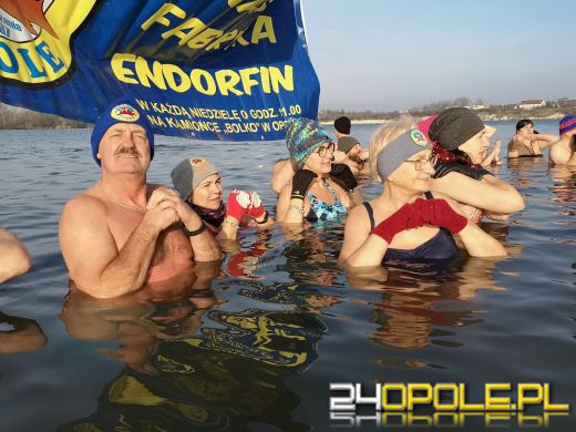 Niedzielne morsowanie na Kąpielisku Bolko