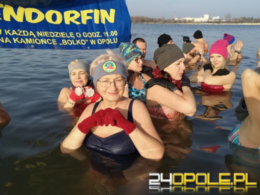 Niedzielne morsowanie na Kąpielisku Bolko