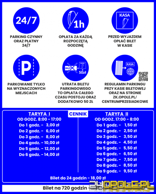 Koniec darmowego parkowania w centrum przesiadkowym Opole Główne