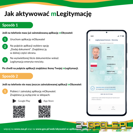 mLegitymacja dla emerytów i rencistów już działa