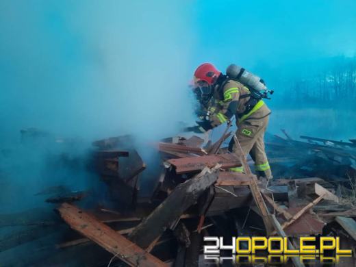 Pożar w Zieleńcu. W akcji 4 zastępy straży 