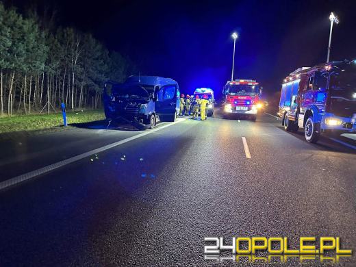 Wypadek na 250km A4. Lądował śmigłowiec LPR