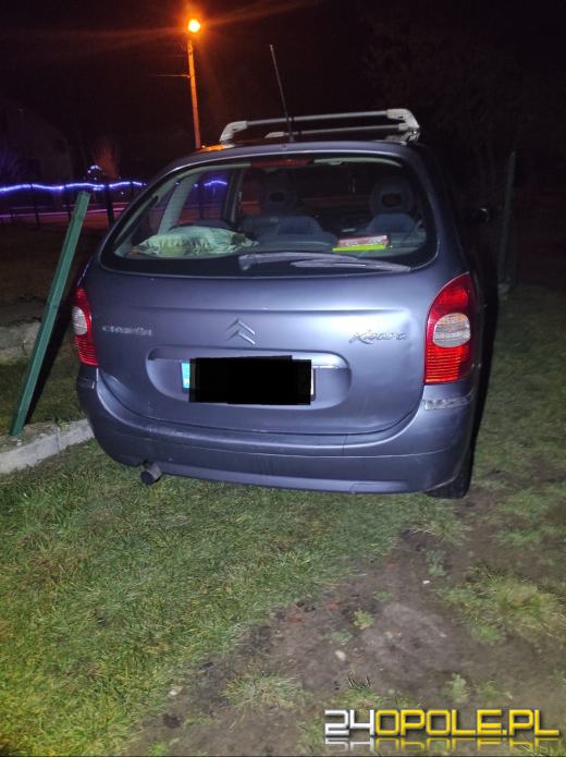 Wjechał w plac zabaw. Miał blisko 2,5 promila