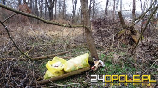 Wyrzucił śmieci do lasu. Służby szybko znalazły śmieciarza, bo zostawił dane