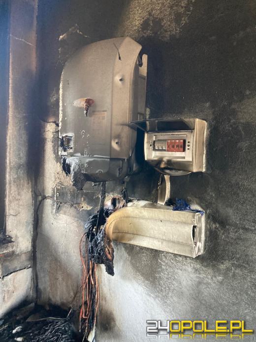 Pożar w budynku w miejscowości Nogowczyce