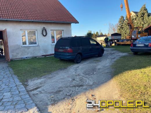 Pożar w budynku w miejscowości Nogowczyce