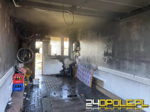 Pożar w budynku w miejscowości Nogowczyce