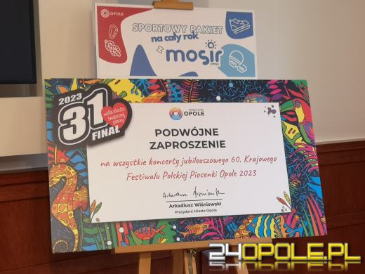 Ciekawe fanty na licytacje WOŚP od Urzędu Miasta Opola