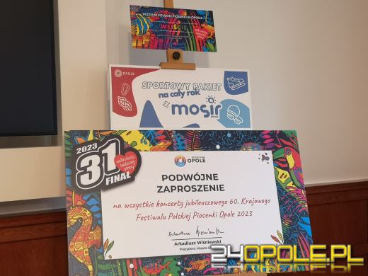 Ciekawe fanty na licytacje WOŚP od Urzędu Miasta Opola