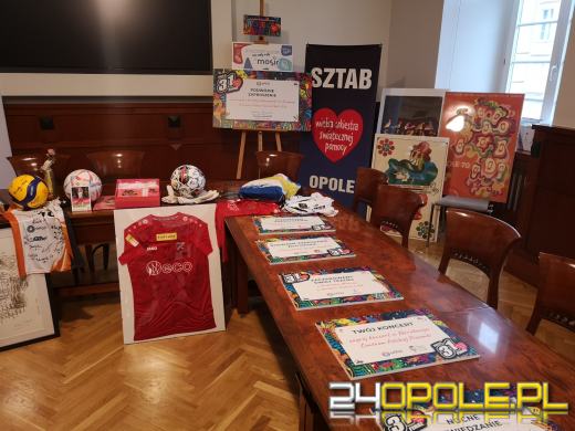 Ciekawe fanty na licytacje WOŚP od Urzędu Miasta Opola