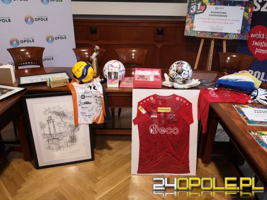 Ciekawe fanty na licytacje WOŚP od Urzędu Miasta Opola