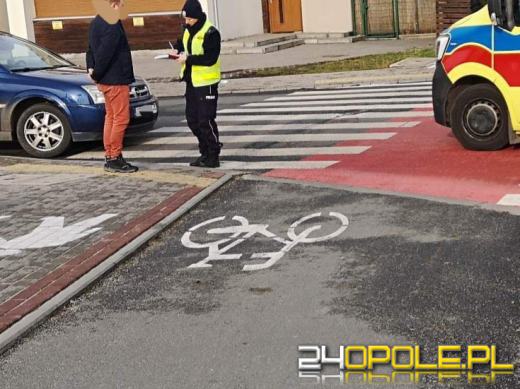 Potrącenie na oznakowanym przejściu na ulicy Cieszyńskiej
