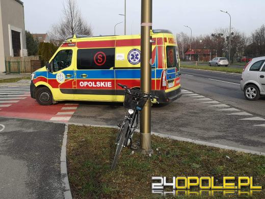 Potrącenie na oznakowanym przejściu na ulicy Cieszyńskiej