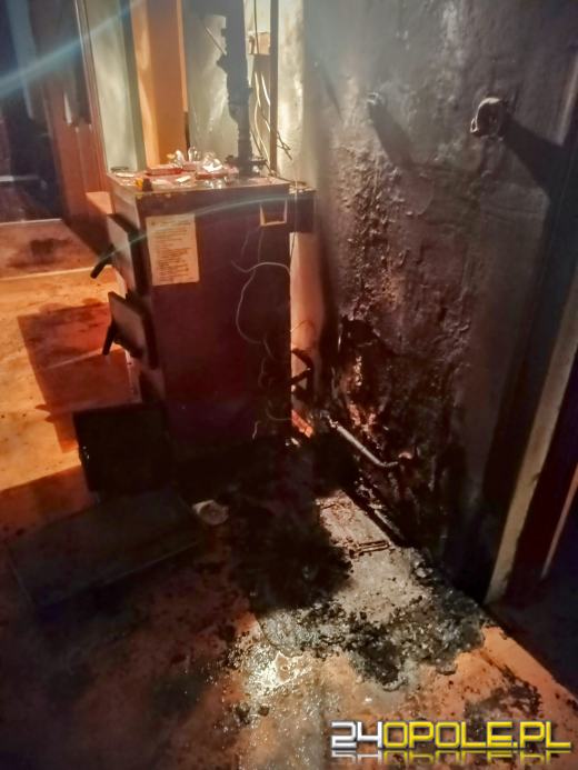 Pożar mieszkania przy ul. Słonecznej w Praszce