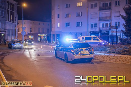 Audi uciekało przed policją ulicami Kluczborka