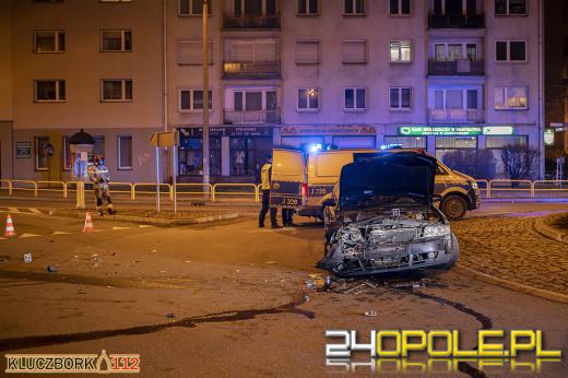 Audi uciekało przed policją ulicami Kluczborka