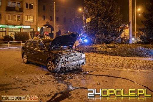 Audi uciekało przed policją ulicami Kluczborka