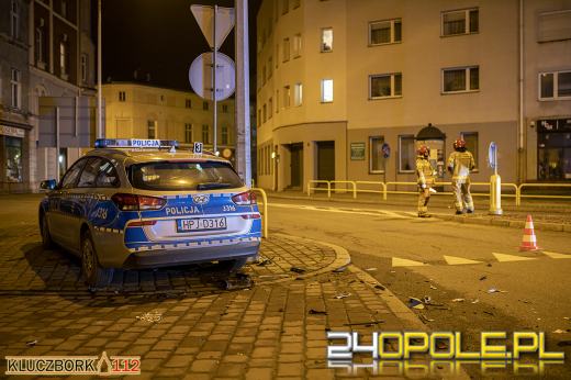 Audi uciekało przed policją ulicami Kluczborka