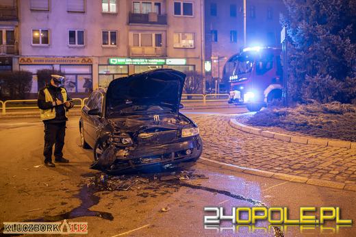 Audi uciekało przed policją ulicami Kluczborka