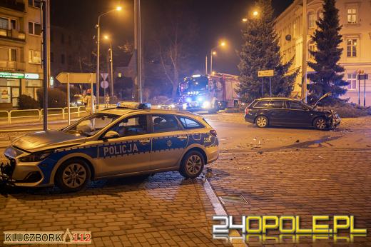 Audi uciekało przed policją ulicami Kluczborka