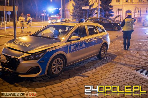 Audi uciekało przed policją ulicami Kluczborka