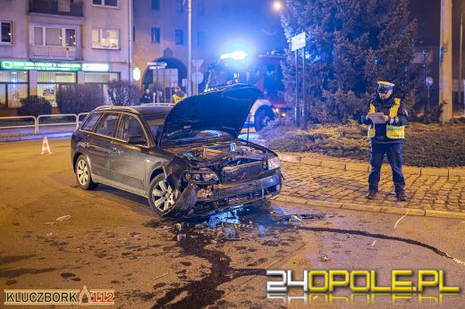 Audi uciekało przed policją ulicami Kluczborka