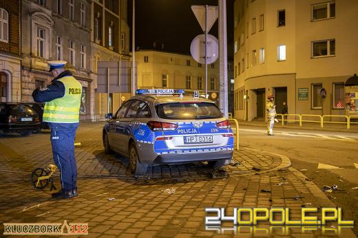Audi uciekało przed policją ulicami Kluczborka