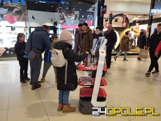 Trwa kwesta na ulicach miasta. Kwestuje również robot