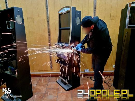 KAS zlikwidowała nielegalny salon gier w powiecie brzeskim