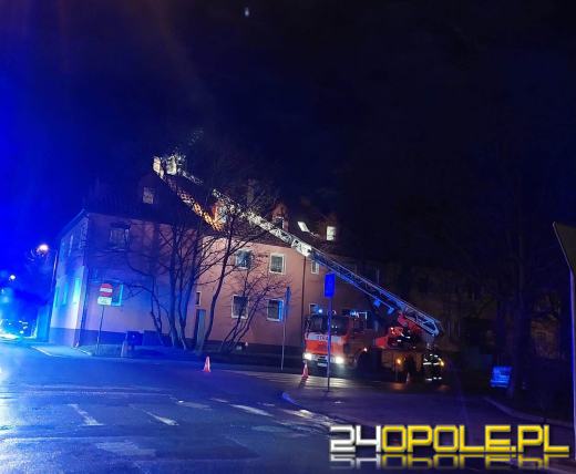 Strażacy interweniowali na ulicy Drzymały w Opolu. Doszło tam do pożaru komina