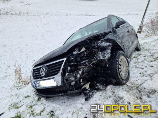 Niespokojnie na drogach Opolszczyzny. Wszystko przez złą pogodę