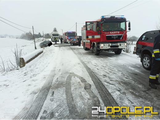 Niespokojnie na drogach Opolszczyzny. Wszystko przez złą pogodę