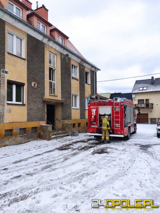 Farelka pozostawiona na podłodze przyczyną interwencji pożarowej 