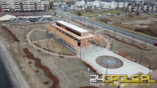 Tężnia solankowa czeka na otwarcie