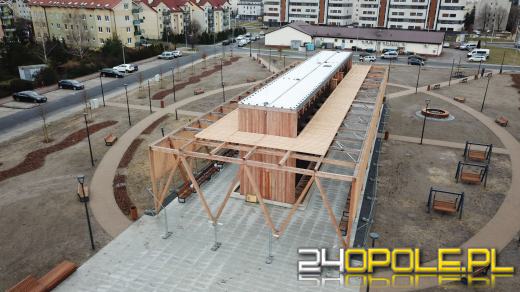 Tężnia solankowa czeka na otwarcie