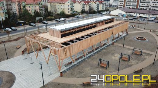 Tężnia solankowa czeka na otwarcie