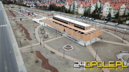 Tężnia solankowa czeka na otwarcie