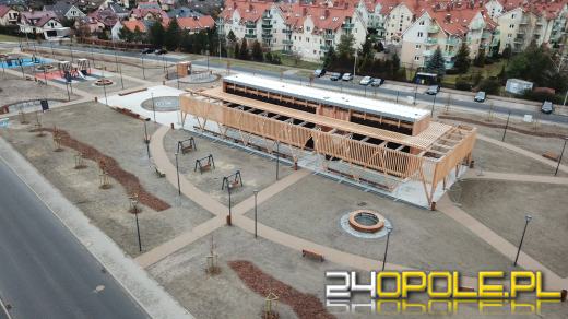 Tężnia solankowa czeka na otwarcie